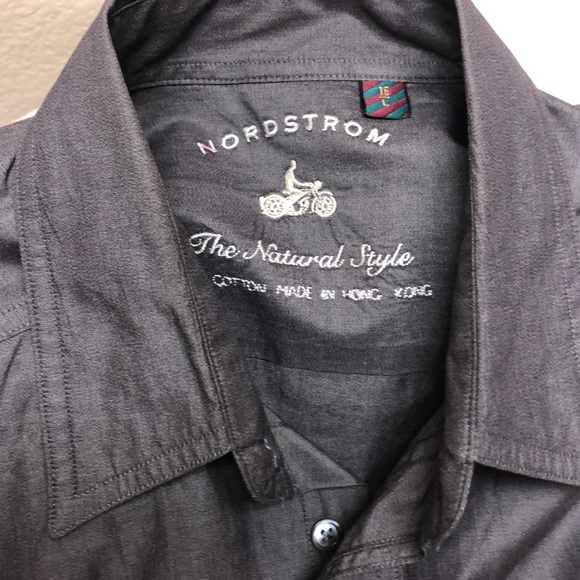 NORDSTROM Men’s Longsleeve Dress Shirt - Picture 11 of 12